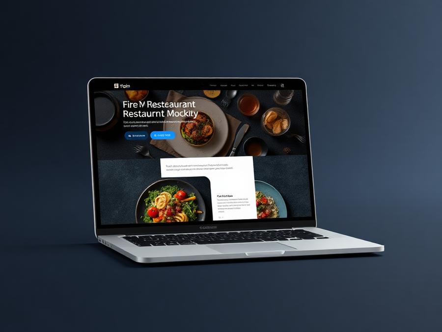 Site institucional de restaurante com cardápio online